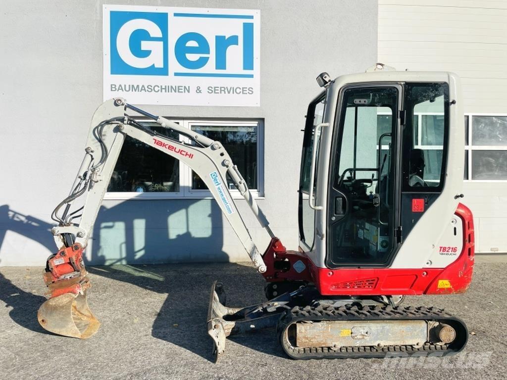 Takeuchi TB216 Mini excavators < 7t