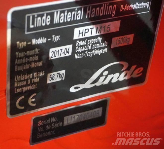 Linde HPT M 15 Hand pallet truck