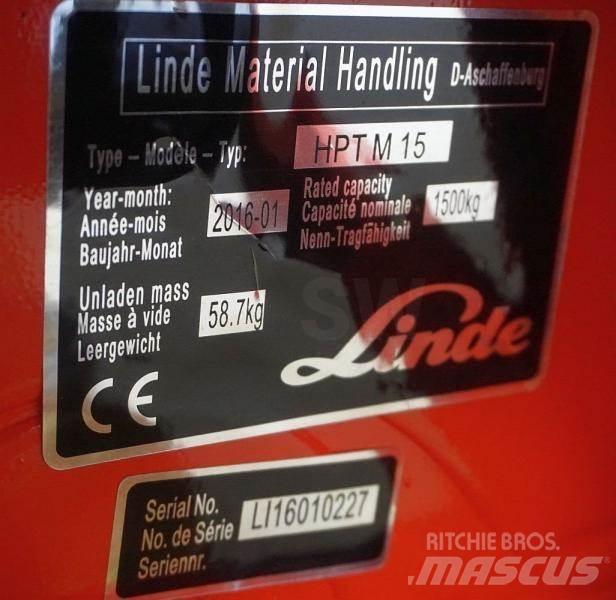 Linde HPT M 15 Hand pallet truck