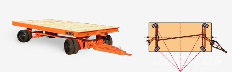 Mafi 1060 / 4t Flatbed/Dropside trailers