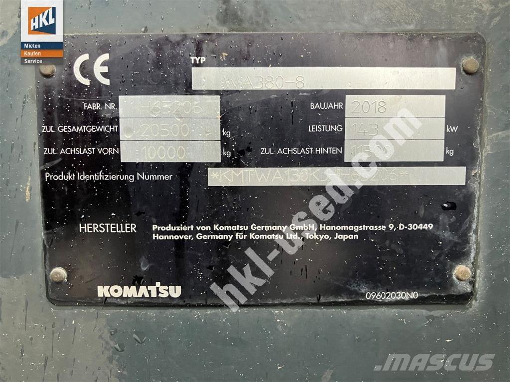 Komatsu WA 380-8 Wheel loaders