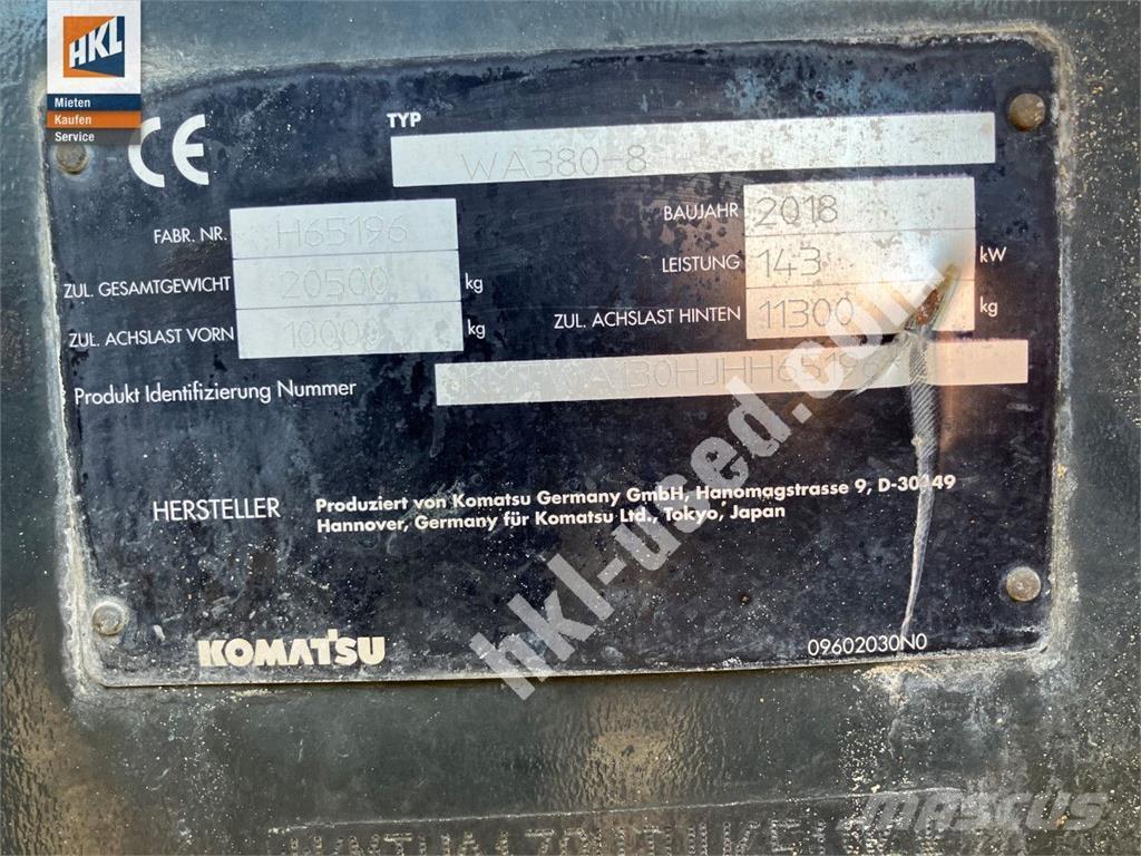Komatsu WA 380-8 Wheel loaders