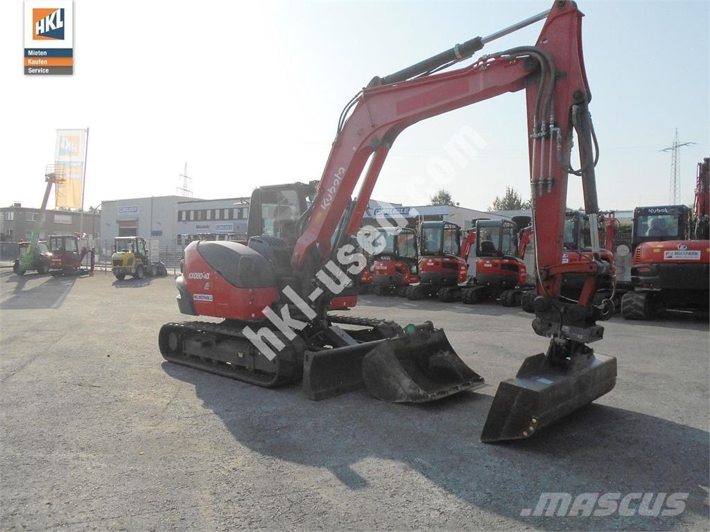 Kubota KX 080-4 Mini excavators < 7t