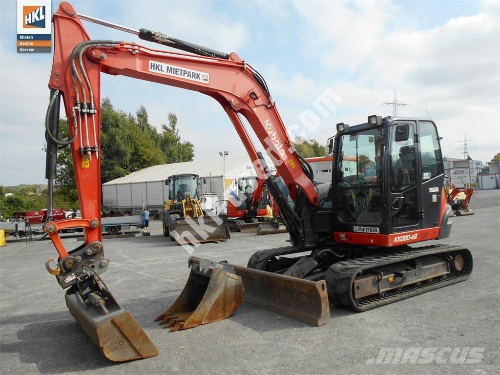 Kubota KX 080-4 Mini excavators < 7t