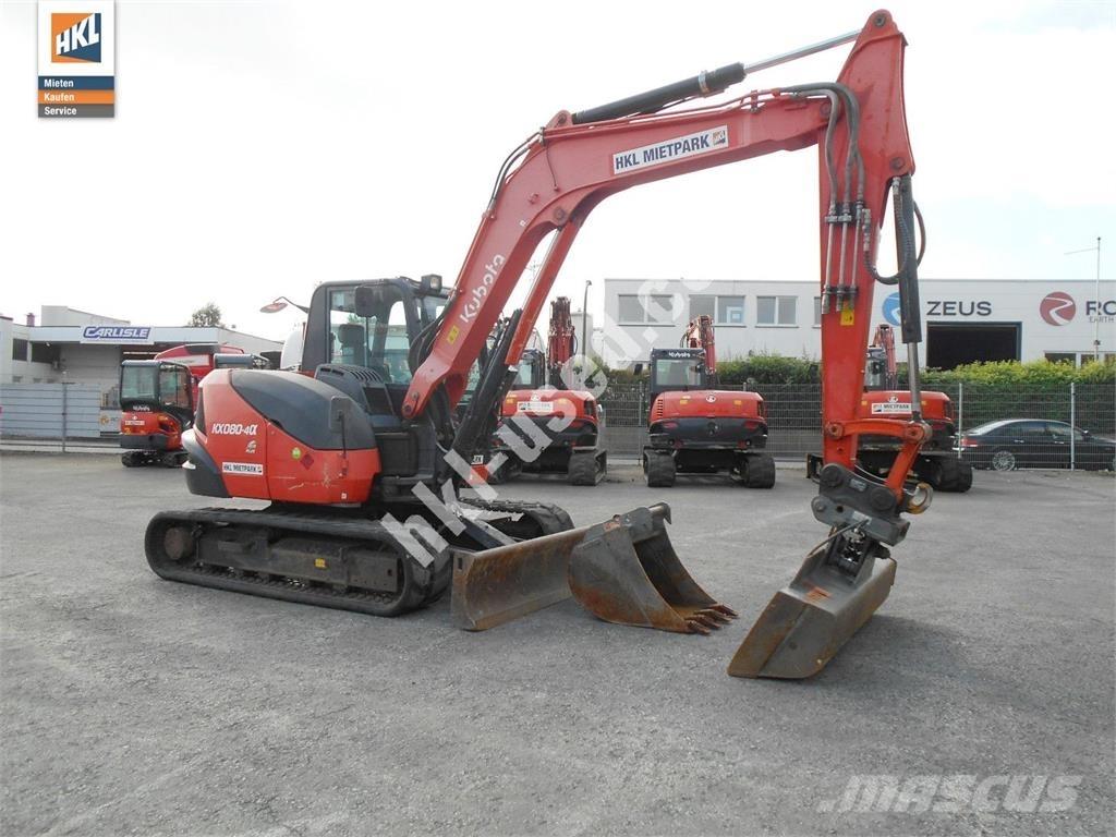 Kubota KX 080-4 Mini excavators < 7t