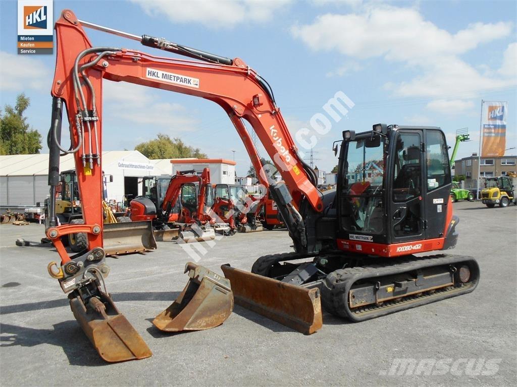 Kubota KX 080-4 Mini excavators < 7t