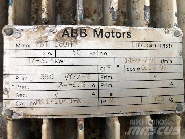  17 kW ABB MBT180M El-Motor Engines