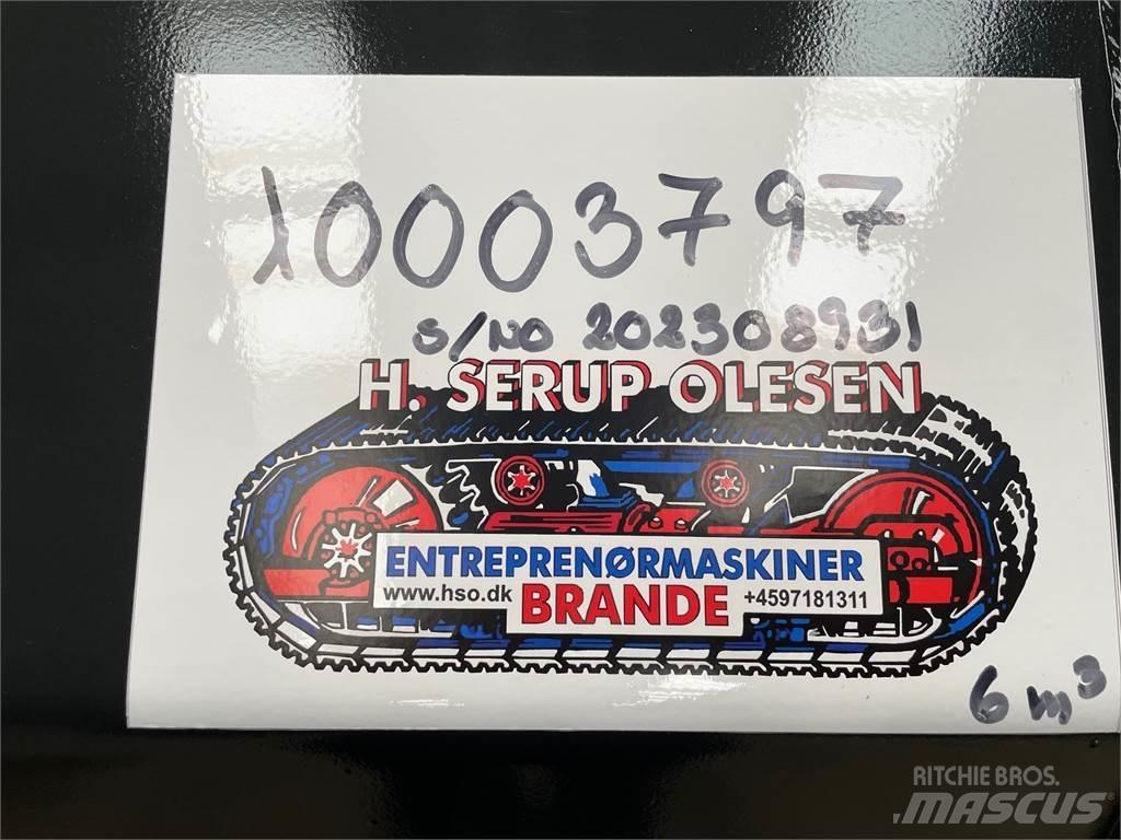  6 kbm Højtipskovl Buckets