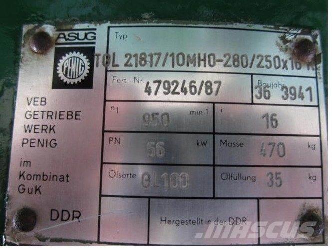  ASUG gear - ubrugt Gearboxes