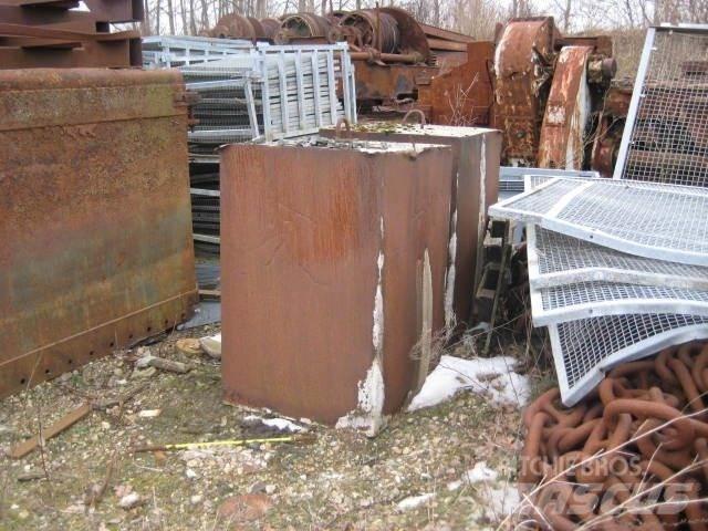  Ballastvægte 4 stk. - 2300 kg Crane spares & accessories