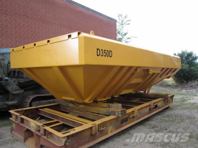 CAT D350D dumperkasse, brugt Site dumpers