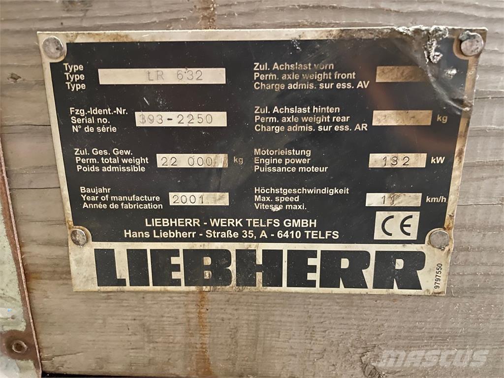  Dele ex. Liebherr LR632 Electronics