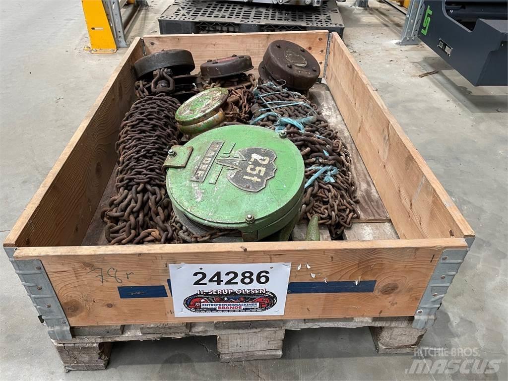  Diverse kædetaljer Crane spares & accessories