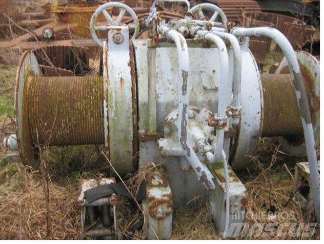  Double drum hydr. winch Winches, hoists and material lifts