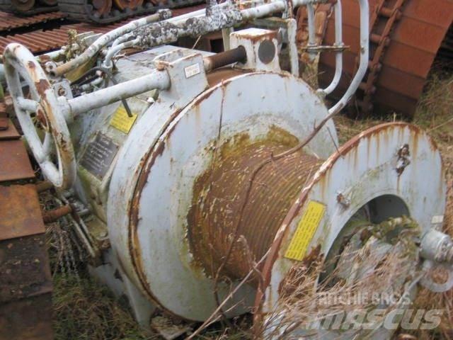  Double drum hydr. winch Winches, hoists and material lifts