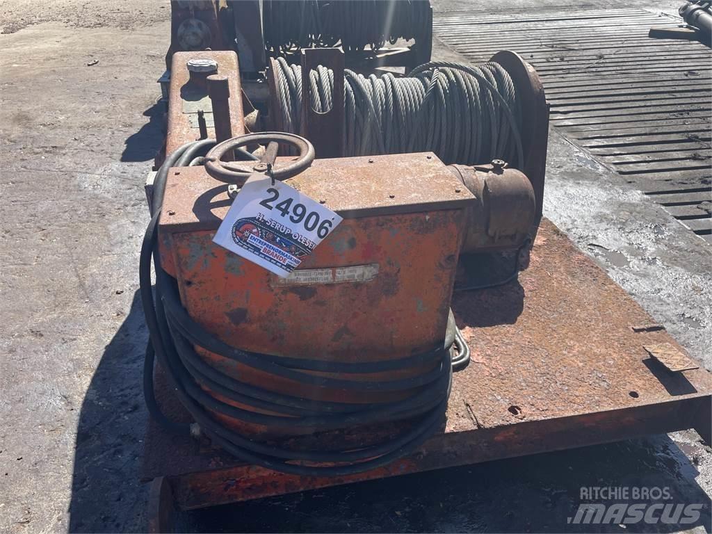  El-spil med gear og bremse. Hoists, winches and material elevators