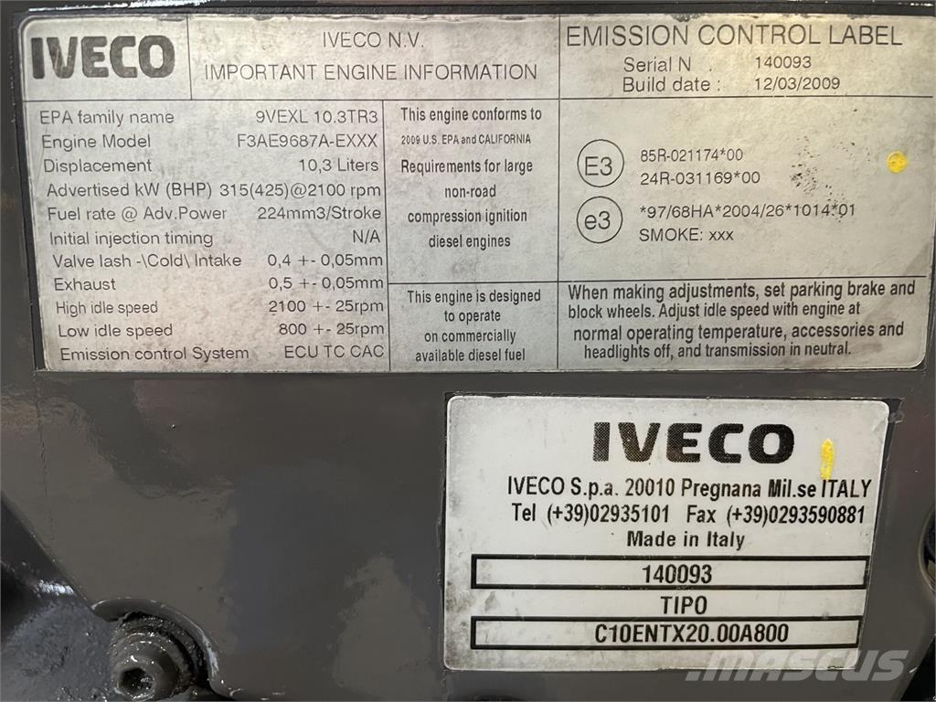 Iveco F3AE9687A motor Engines