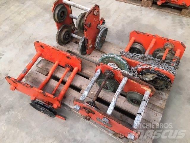  Kran løbekatte - 3 stk. Crane spares & accessories