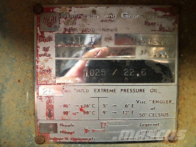  MGH gear Type 431T Gearboxes