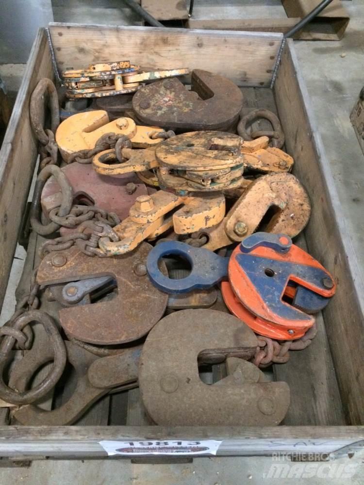  Pladeklør, diverse 1 palle Crane spares & accessories