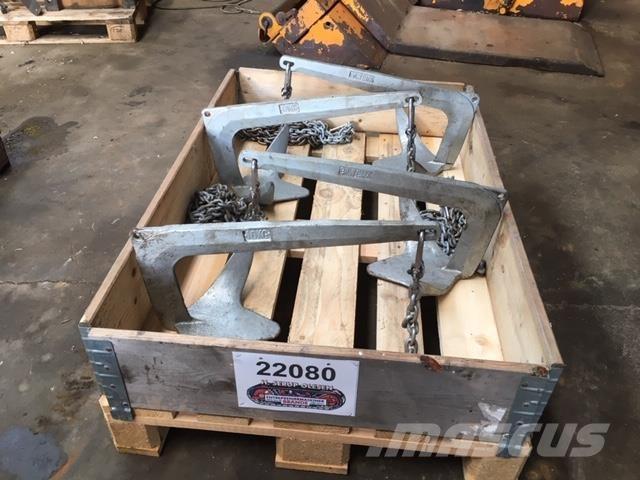 Plovankre - 4 stk - med kæde Marine engine units