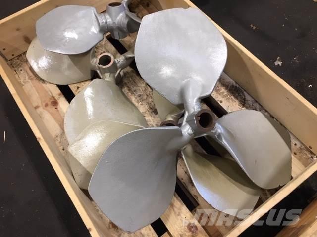  Propeller - 4 stk i alt Marine engine units