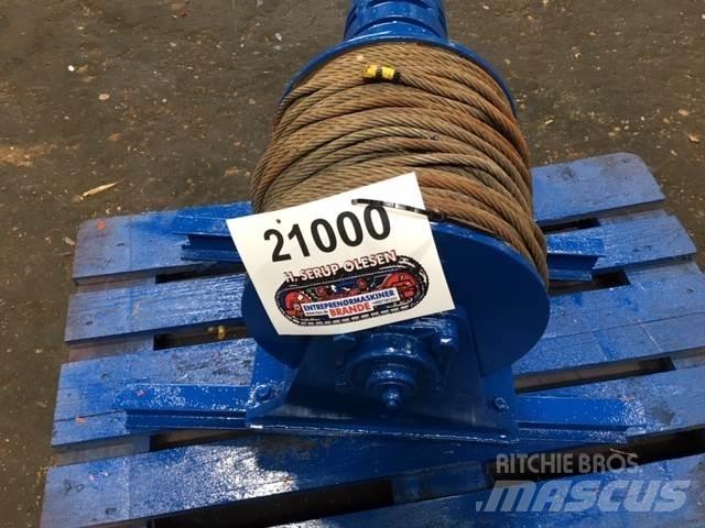  Spil, hydr. med wire Winches, hoists and material lifts