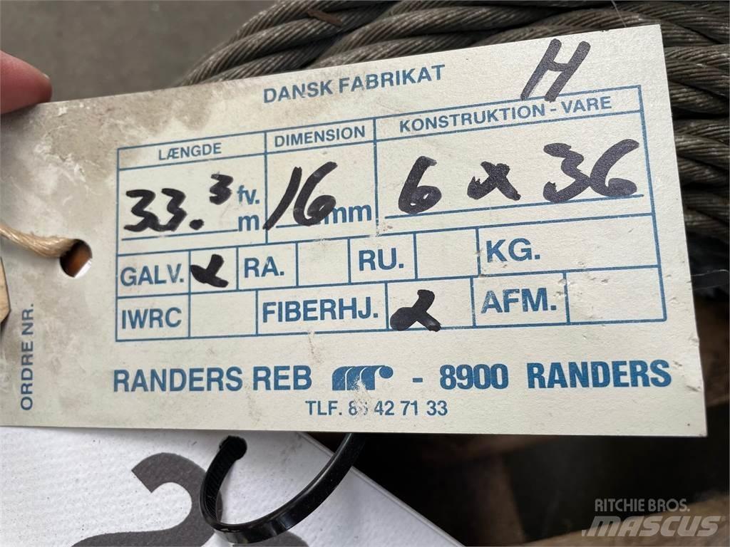  Stålwire Ø16 mm Crane spares & accessories