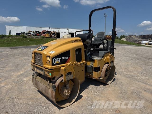 CAT CB24B Twin drum rollers