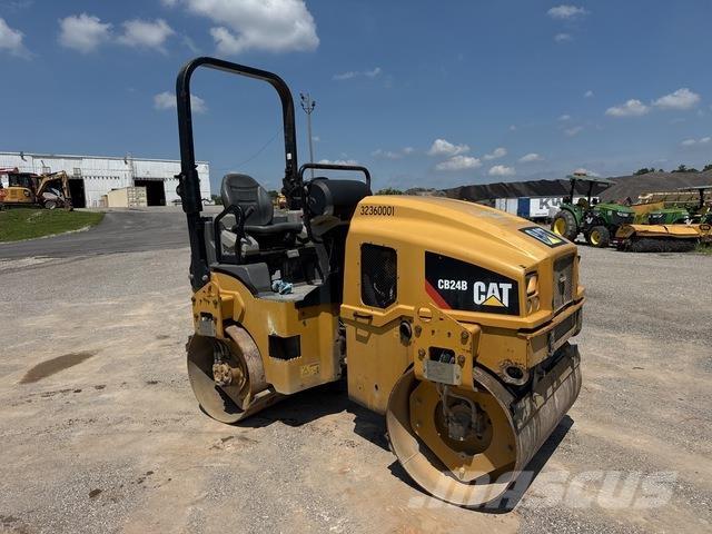 CAT CB24B Twin drum rollers