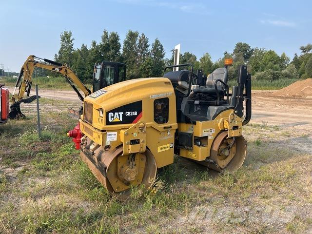 CAT CB24B Twin drum rollers
