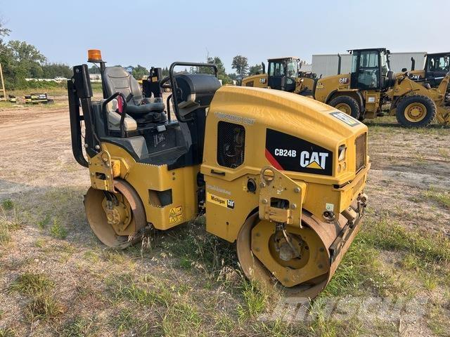CAT CB24B Twin drum rollers