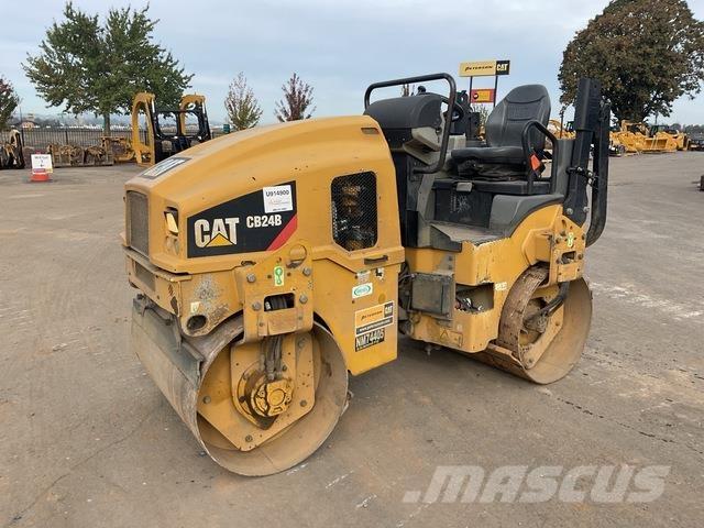 CAT CB24B Twin drum rollers