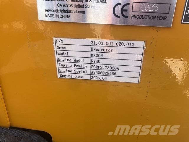 CFG MX20R Crawler excavators