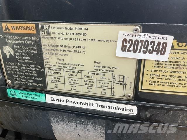 Hyster H60FTM Other
