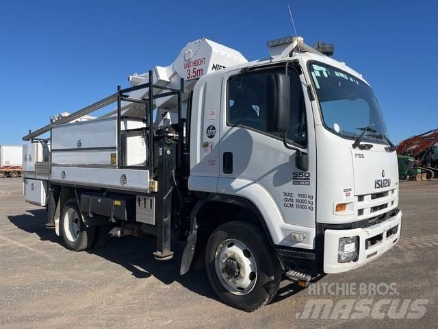Isuzu FSS550 Truck mounted aerial platforms