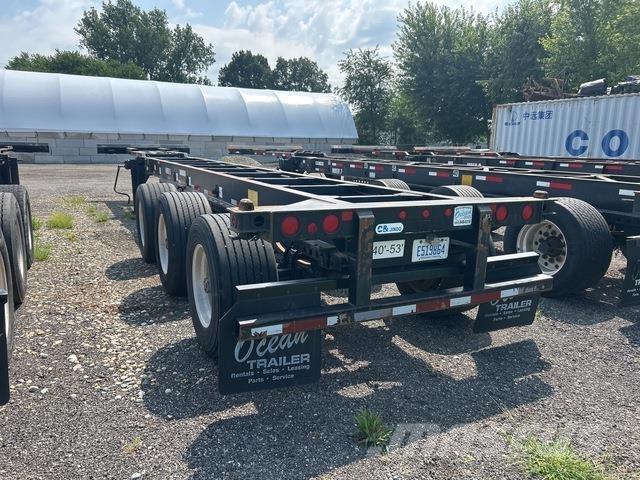  Jindo Tri/A Containerframe/Skiploader trailers