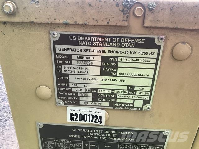  L3 MEP-805B Diesel Generators