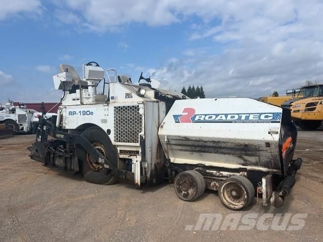 Roadtec RP190E Asphalt pavers
