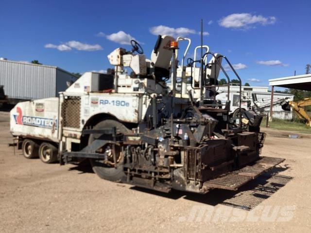 Roadtec RP190E Asphalt pavers