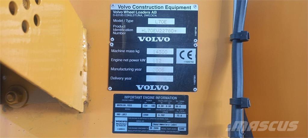 Volvo L70E Wheel loaders