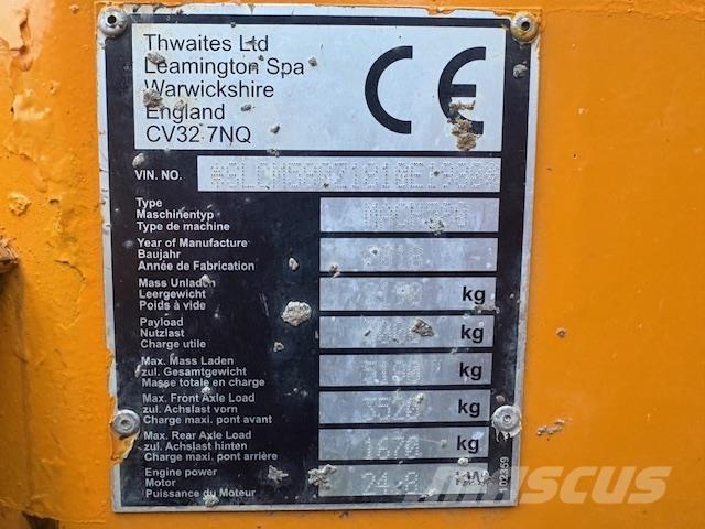 Thwaites 3T Swivel Site dumpers