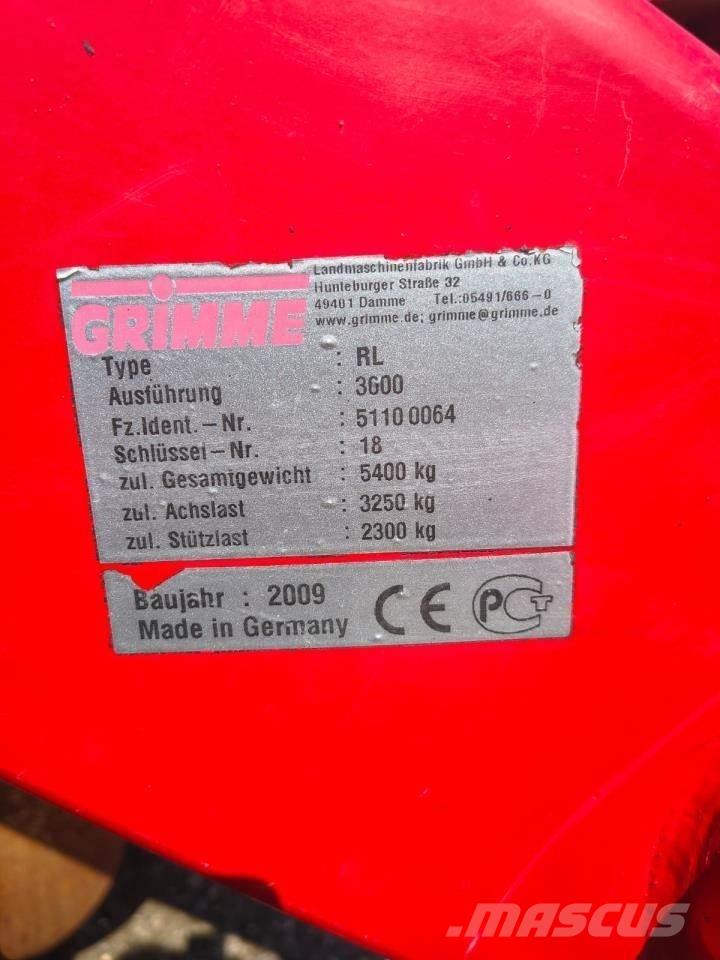 Grimme RL3000 Row crop cultivators