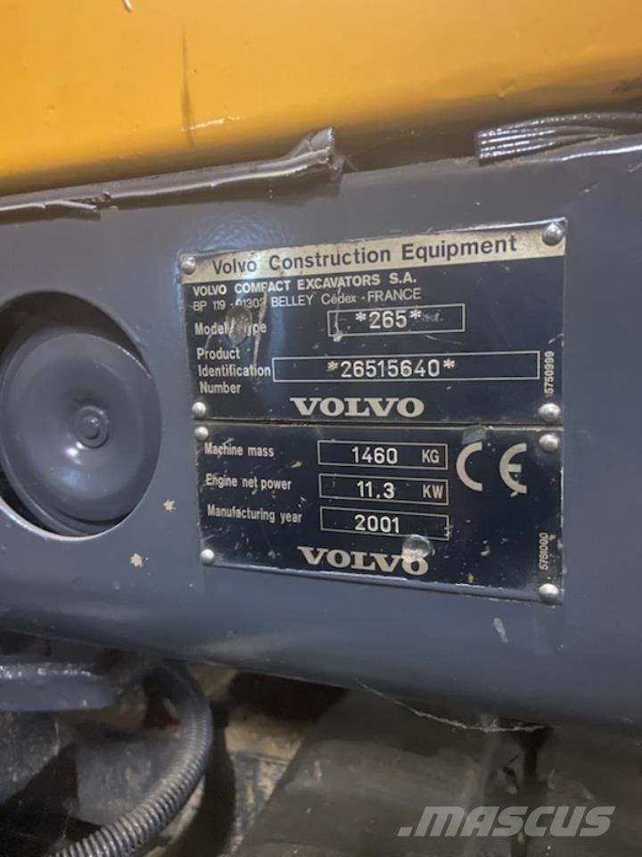 Volvo EC 15 Mini excavators < 7t