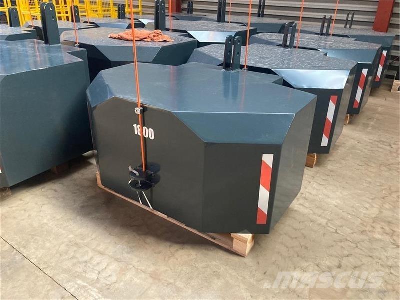  - - -  1800 KG Front weights