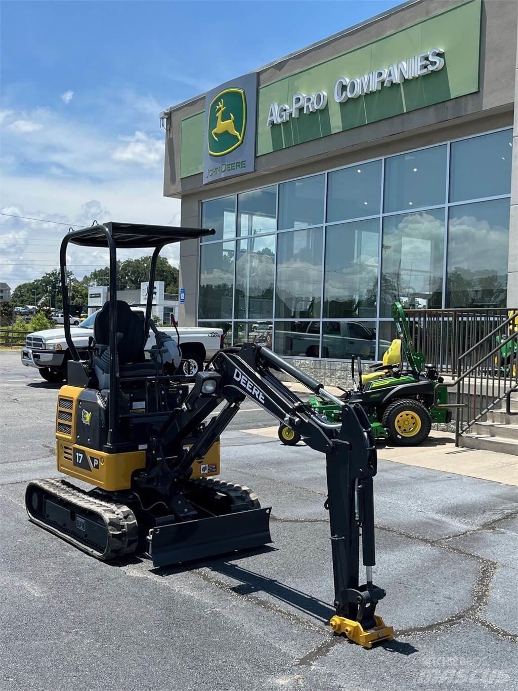 John Deere 17 P Mini excavators < 7t