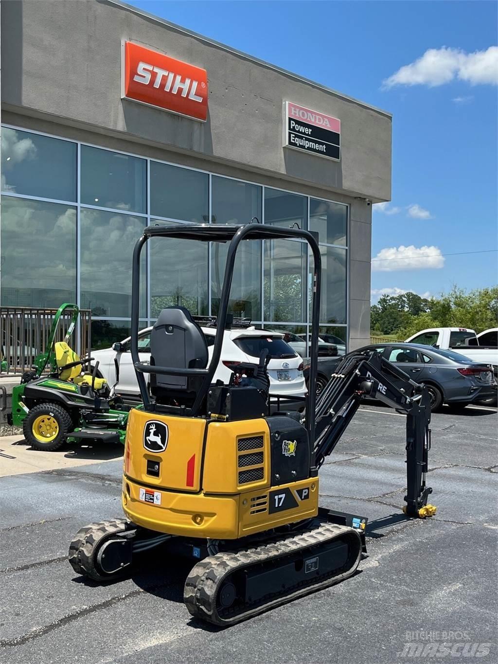 John Deere 17 P Mini excavators < 7t