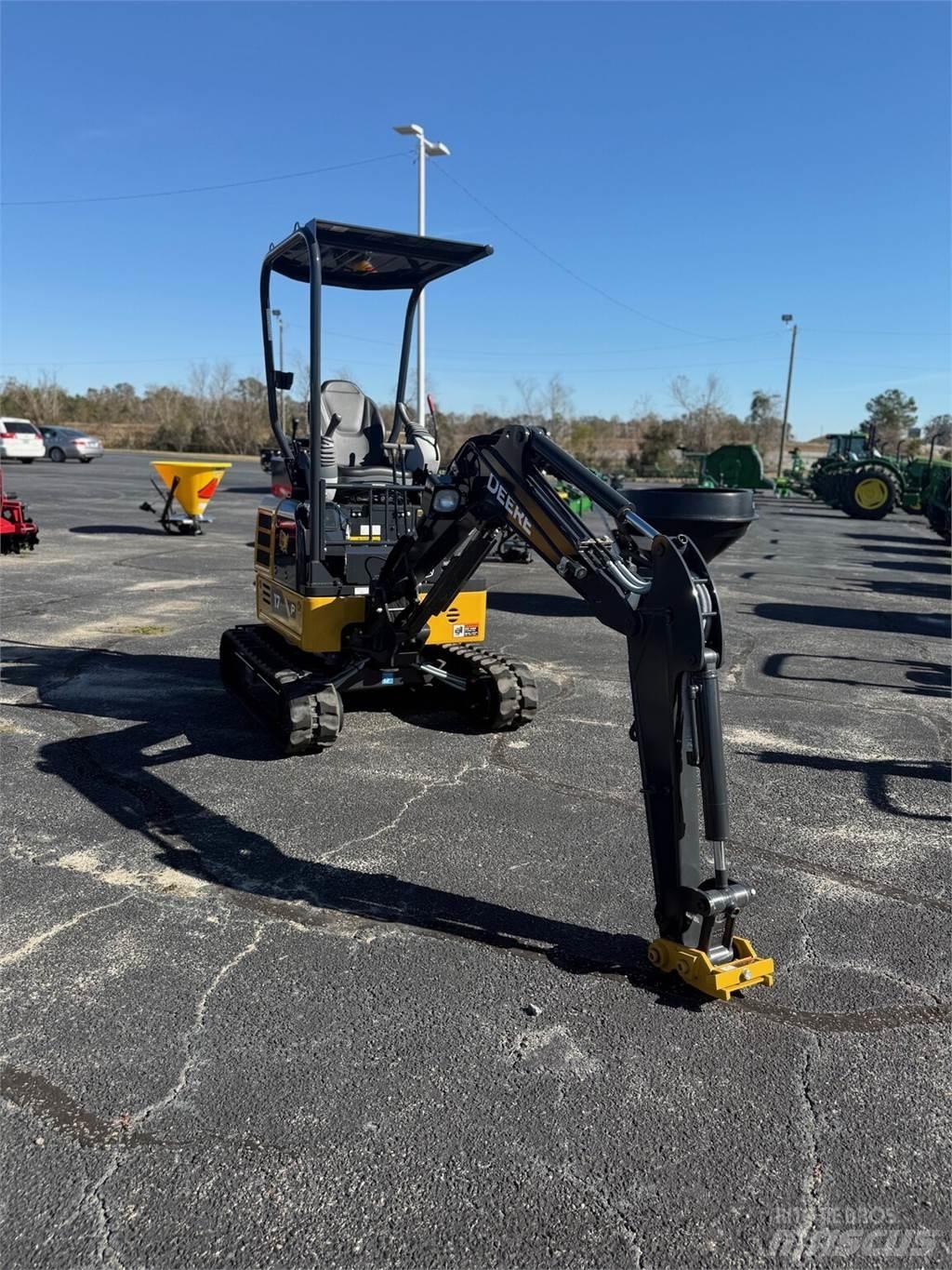 John Deere 17 P Mini excavators < 7t