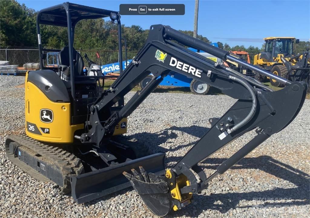 John Deere 26 P Mini excavators < 7t