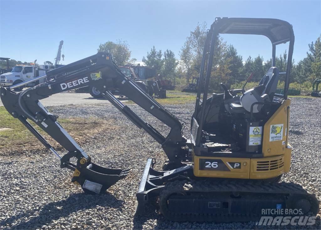 John Deere 26 P Mini excavators < 7t